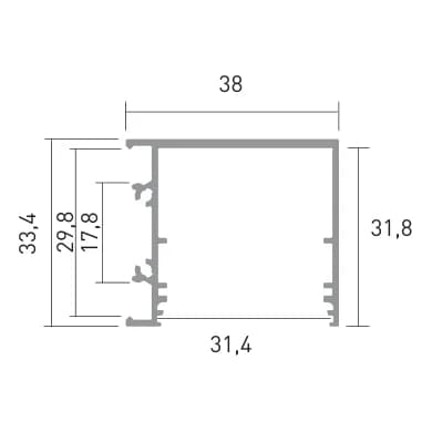 VAREO SIDE Aufbauprofil – Bild 2